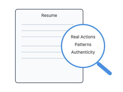 Real Actions, Patterns, and Authenticity